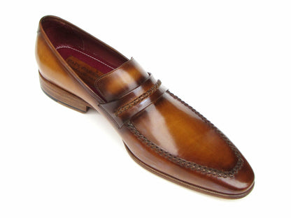 Paul Parkman Men's Loafer Brown Leather Shoes