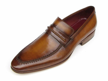 Paul Parkman Men's Loafer Brown Leather Shoes