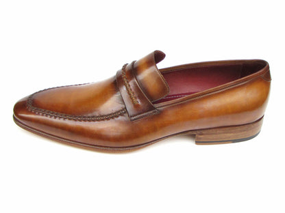 Paul Parkman Men's Loafer Brown Leather Shoes