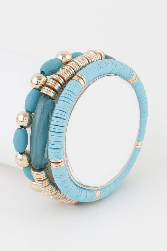 MADISON Triple Layered Bead Bracelet - New Collection Los Angeles - BYMANYC ® New York-1