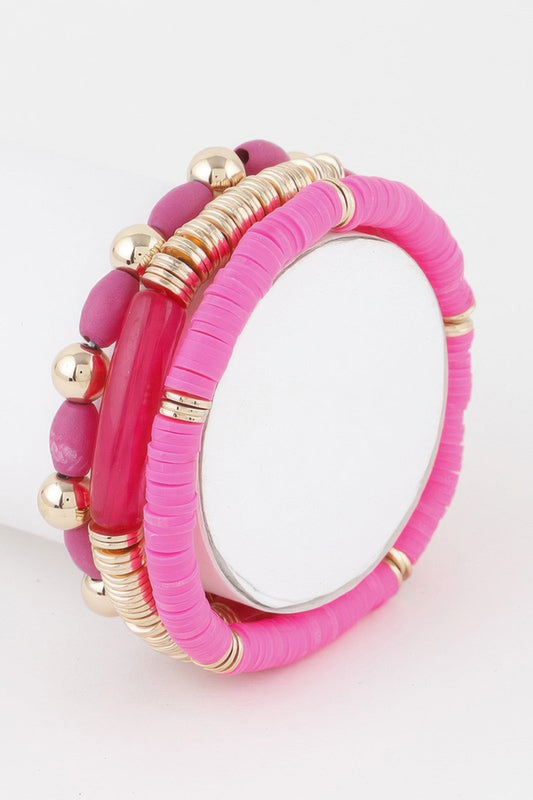 MADISON Triple Layered Bead Bracelet - New Collection Los Angeles - BYMANYC ® New York-0