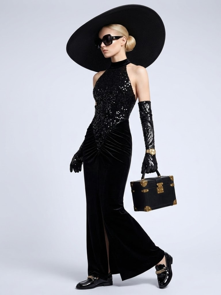 MADISON Women's Black Gown Prêt-à-Porter BYMANYC ® New York-0