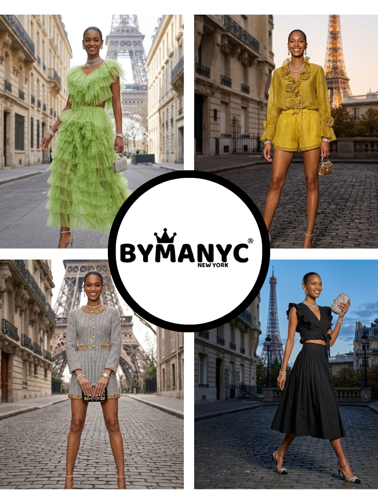 Matching Set Women's PLACE VENDÔME New Collection PARIS LE MARAIS BYMANYC ® New York-2