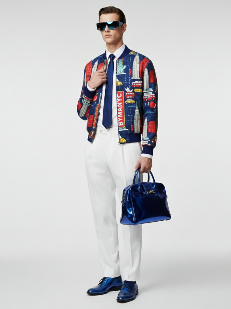 Men's CHELSEA Bomber Jacket BYMANYC ® New York-1