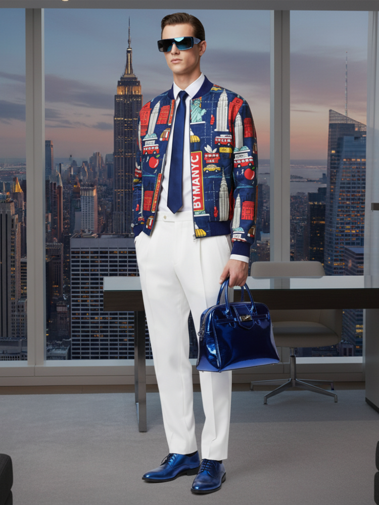 Men's CHELSEA Bomber Jacket BYMANYC ® New York-2