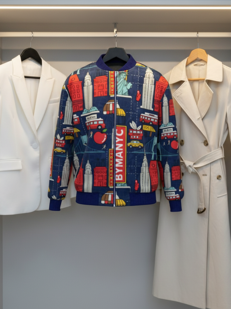 Men's CHELSEA Bomber Jacket BYMANYC ® New York-4