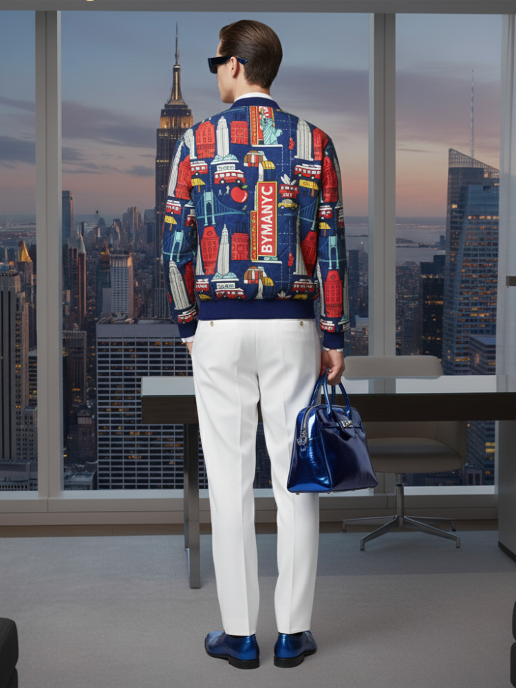 Men's CHELSEA Bomber Jacket BYMANYC ® New York-3
