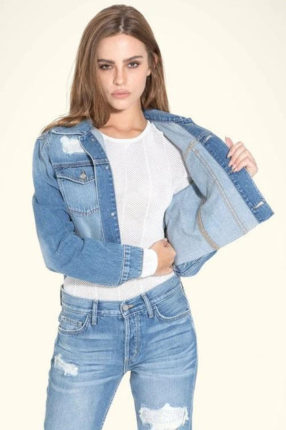 Pixie Jacket In Good Times by JeansDenim.Store