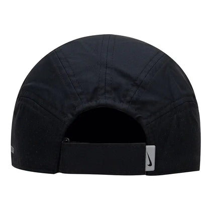 Nike black adjustable baseball cap with back strap and swoosh tag
