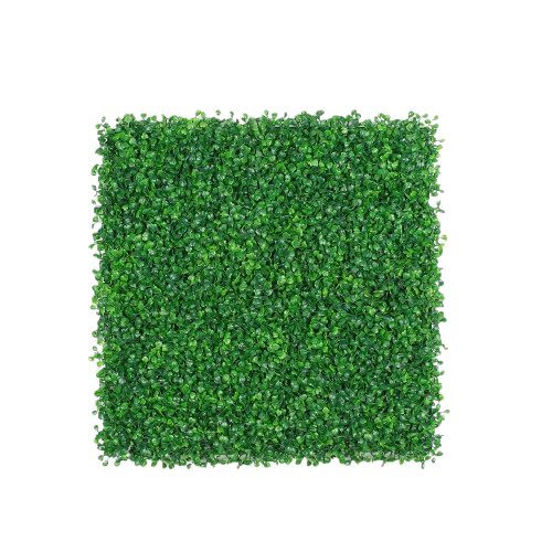 Evergreen Elegance: Artificial Boxwood Hedge Panels for Effortless Indoor and Outdoor Decor-0