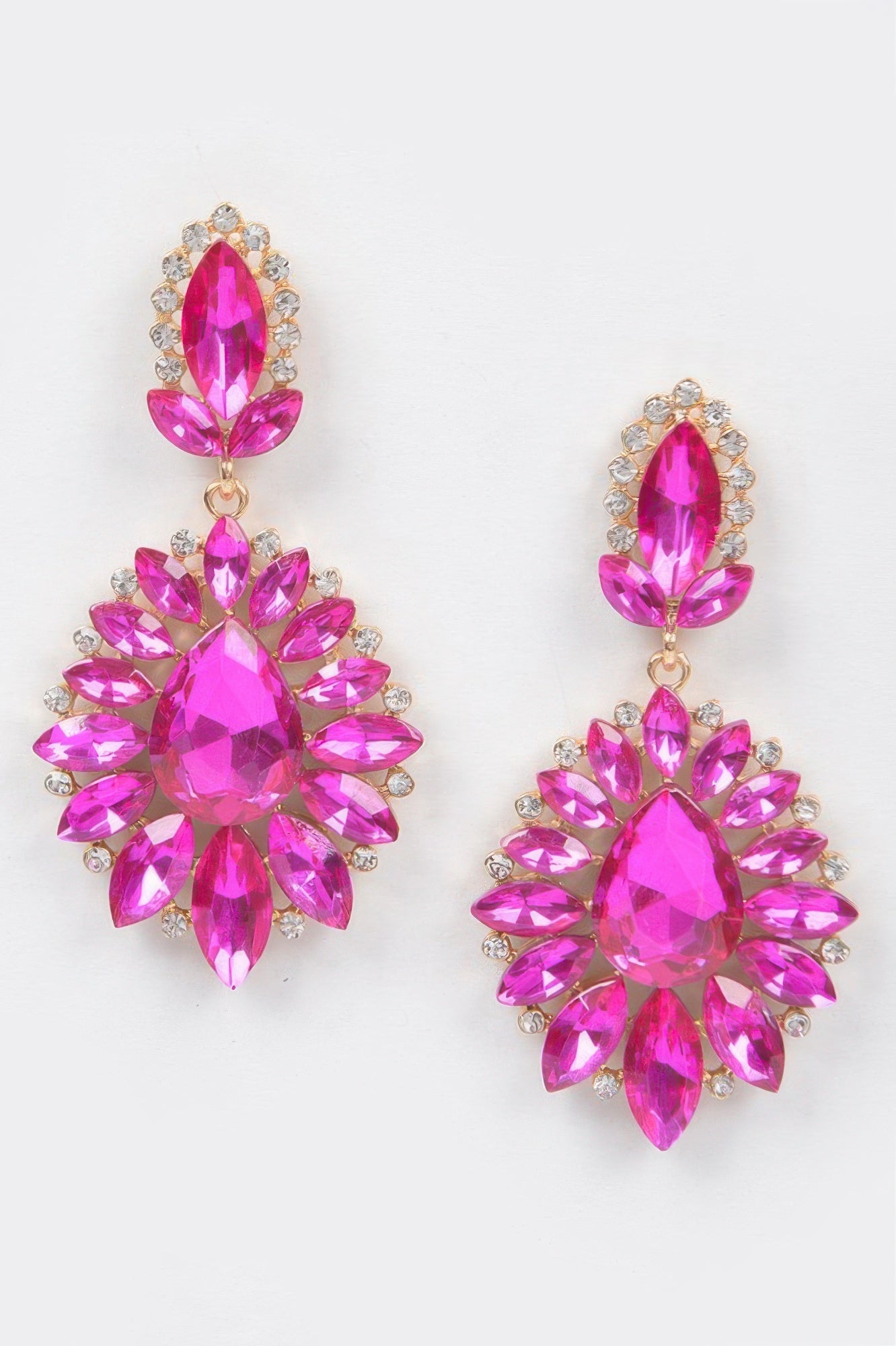 STARDUST Rhinestone Dangle Earring - New Collection Los Angeles - BYMANYC ® New York-1