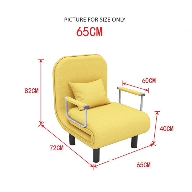 Sofá Cama Plegable Naranja