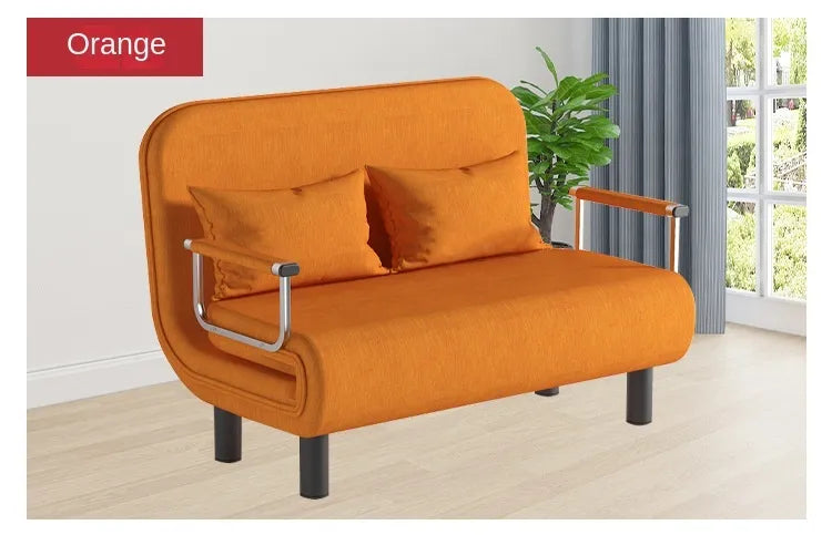 Sofá Cama Plegable Naranja