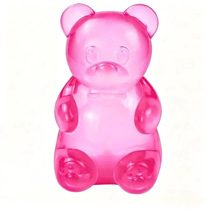 NEEDOH Soft Gummy Bear Fidget Squeeze Toy, pink translucent accessory by PrimeCanada.Store