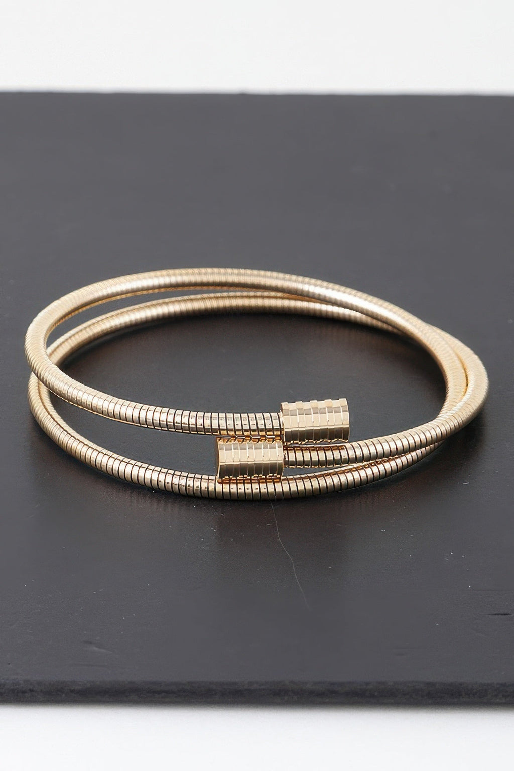THE HIGHLINE Coil Wrapped Statement Bracelet: BYMANYC ® New York-0