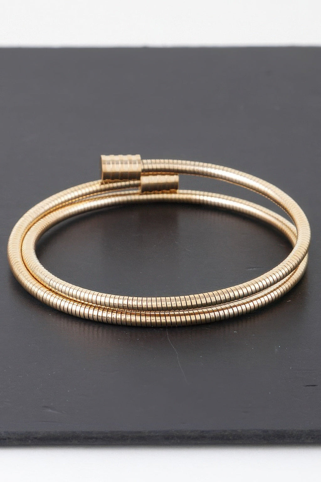 THE HIGHLINE Coil Wrapped Statement Bracelet: BYMANYC ® New York-1