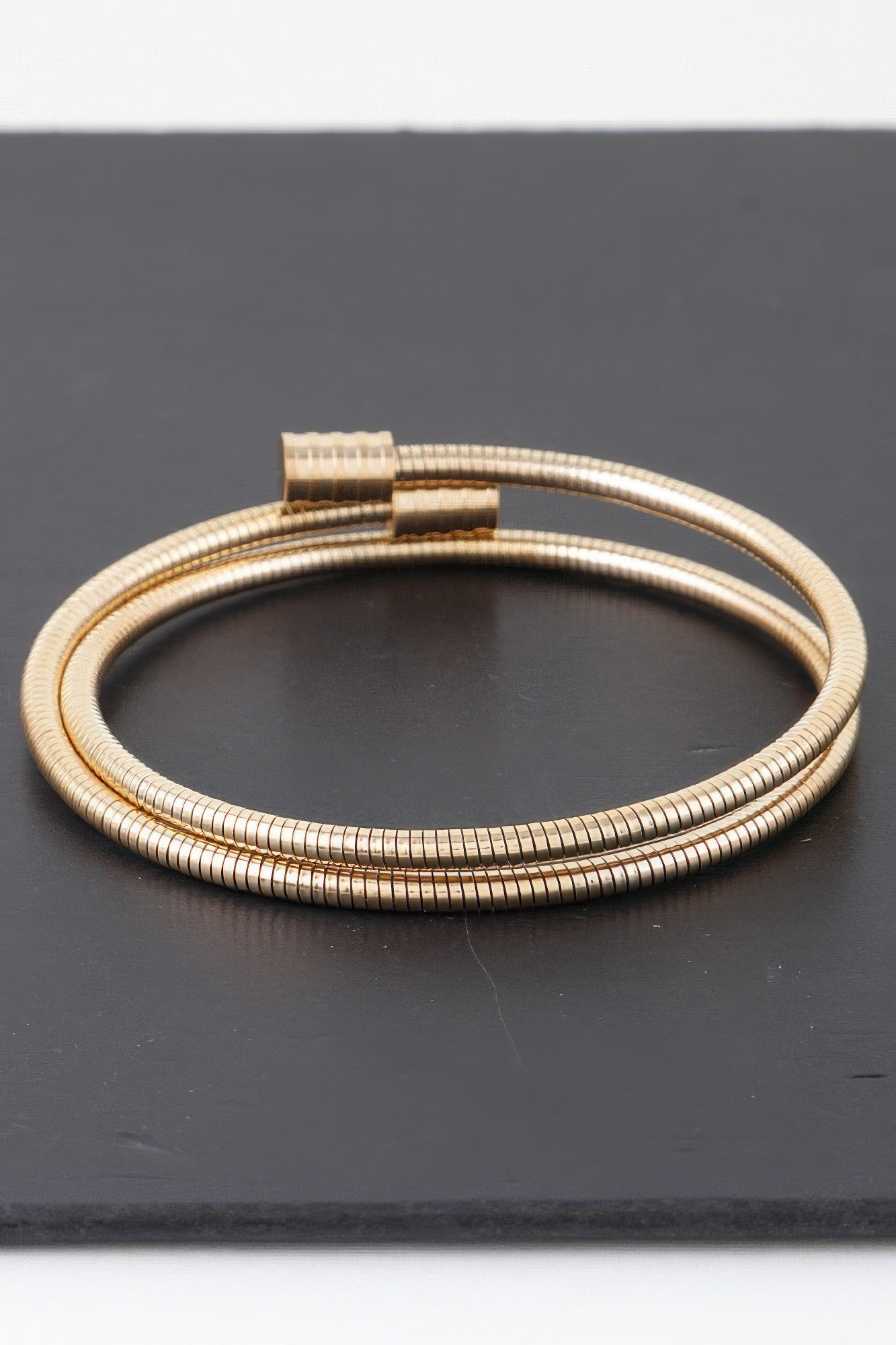 THE HIGHLINE Coil Wrapped Statement Bracelet: BYMANYC ® New York-1