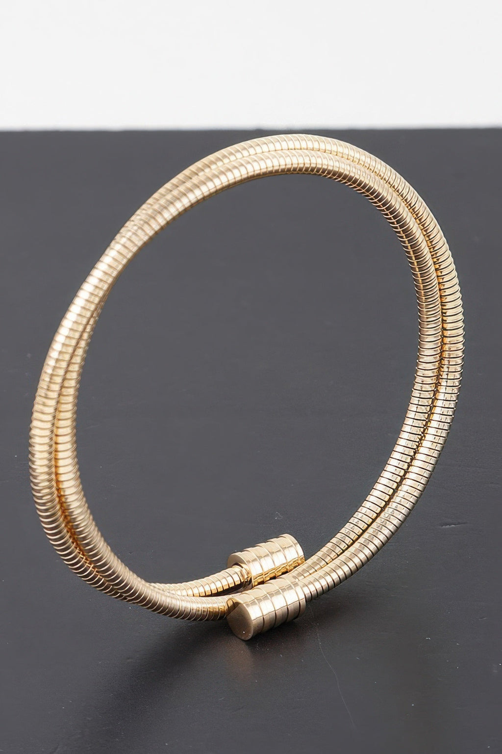 THE HIGHLINE Coil Wrapped Statement Bracelet: BYMANYC ® New York-2