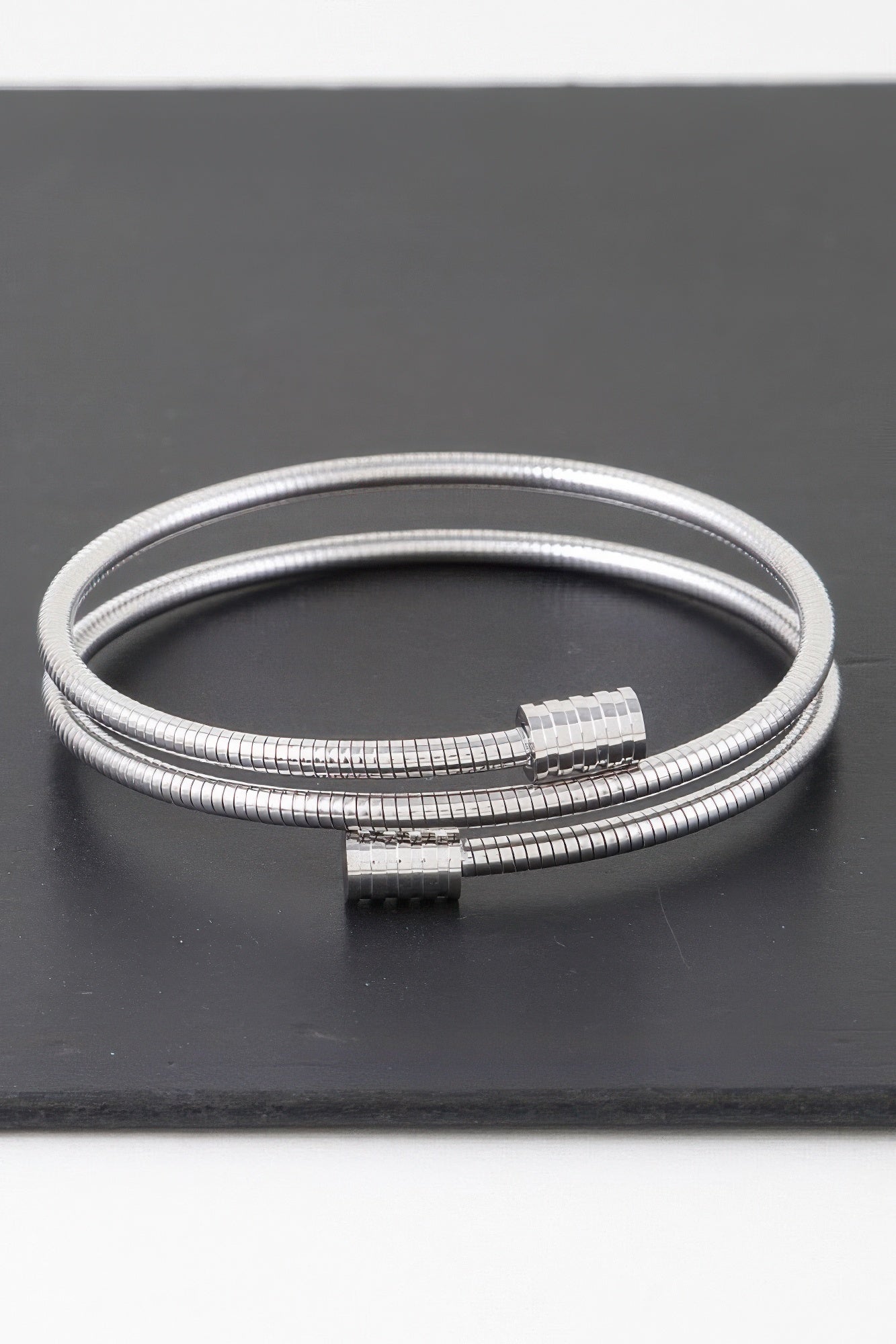 THE HIGHLINE Coil Wrapped Statement Bracelet: BYMANYC ® New York-3