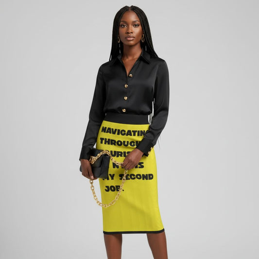 TIMES SQUARE Pencil Skirt BYMANYC® New York-0