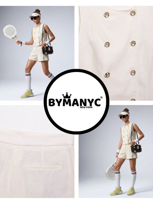 TRIBECA Women's Vest & Shorts Set Prêt-à-Porter BYMANYC ® New York-1