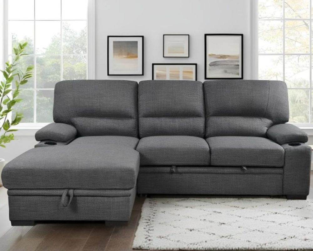 Porter Sleeper Sectional with Cup Holders-1