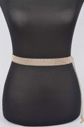 WOMEN'S BELT SKYLINE Slim Full Rhinestone BYMANYC ® New York-1