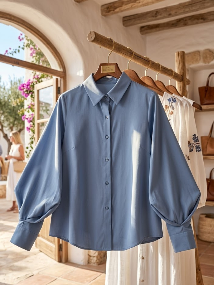 WOMEN'S BLOUSE CLINTON New Collection IBIZA Summer – BYMANYC ® New York-1