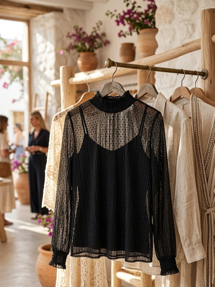 WOMEN'S BLOUSE SOHO New Collection IBIZA Summer – BYMANYC ® New York-1