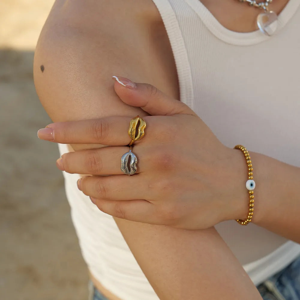 WOMEN'S RING Gold Color LEXINGTON - BYMANYC ® New York-0