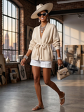 Woman's Cardigan UPPER EAST SIDE New Collection FASHION CHIC - BYMANYC ® New York-0