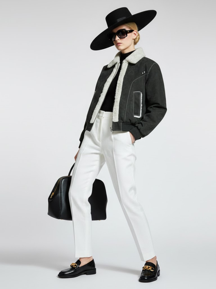 Women's Eco Jacket FLUSHING NY CITY Collection BYMANYC ® New York-0