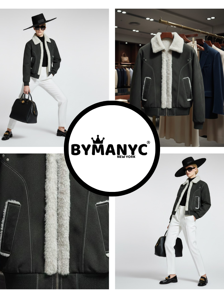 Women's Eco Jacket FLUSHING NY CITY Collection BYMANYC ® New York-2