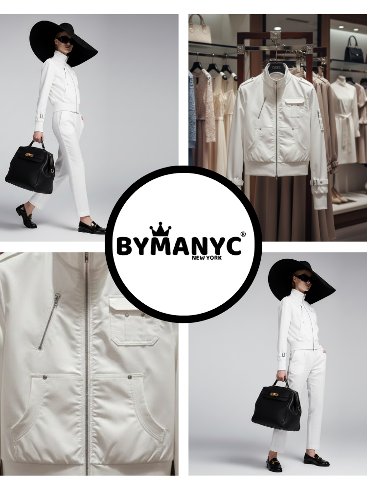 Women's Eco Jacket GREENWICH NY CITY Collection BYMANYC ® New York-1