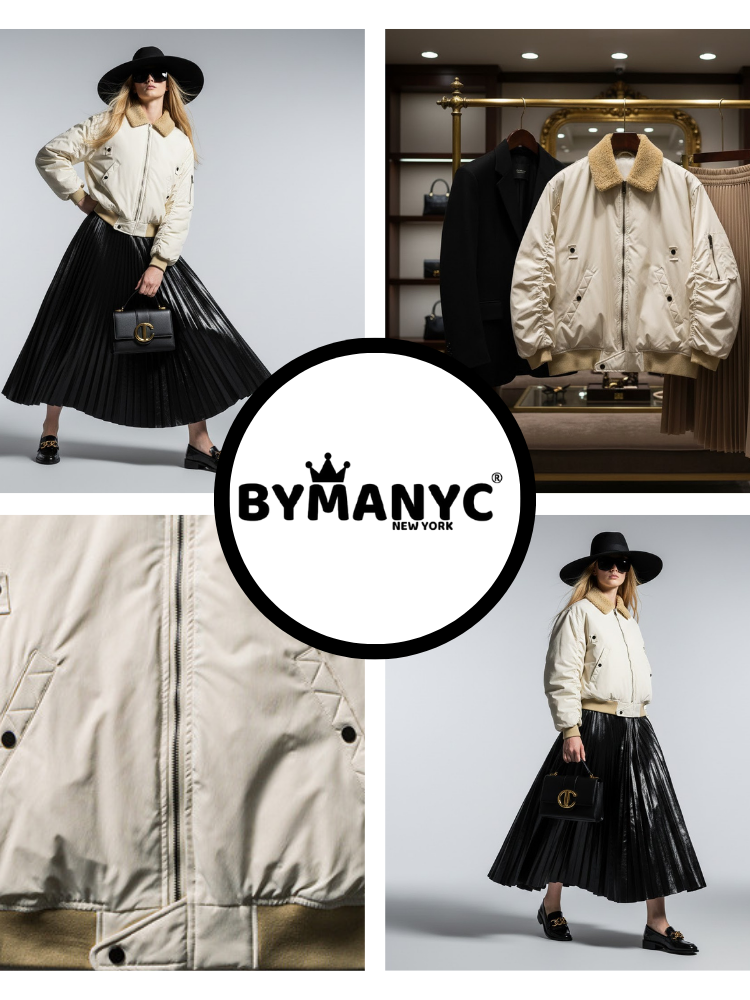 Women's Eco Jacket RED HOOK NY CITY Collection BYMANYC ® New York-2