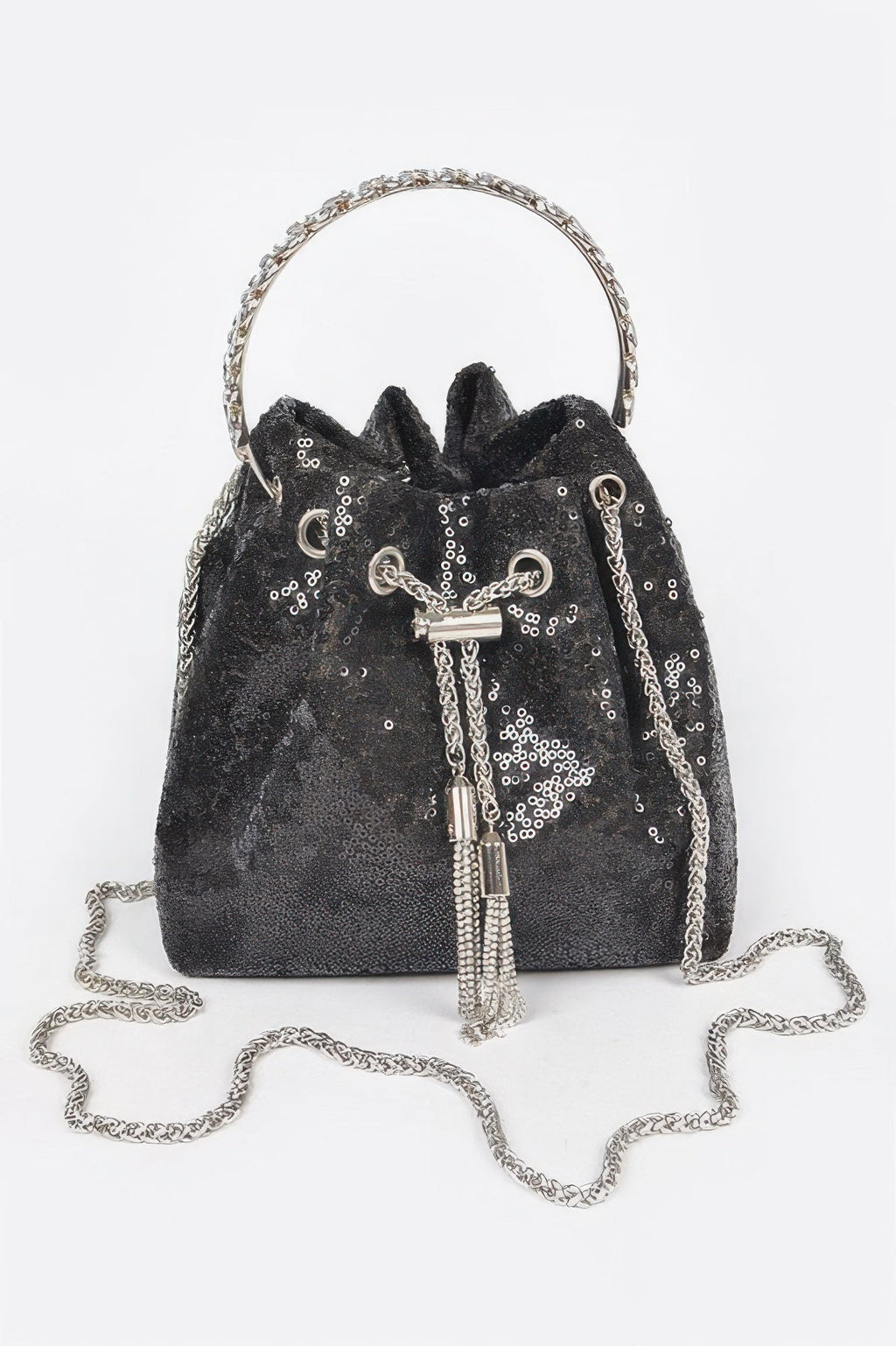 Women's Handbag Sequins Bucket Bag - NOHO - BYMANYC ® New York-0