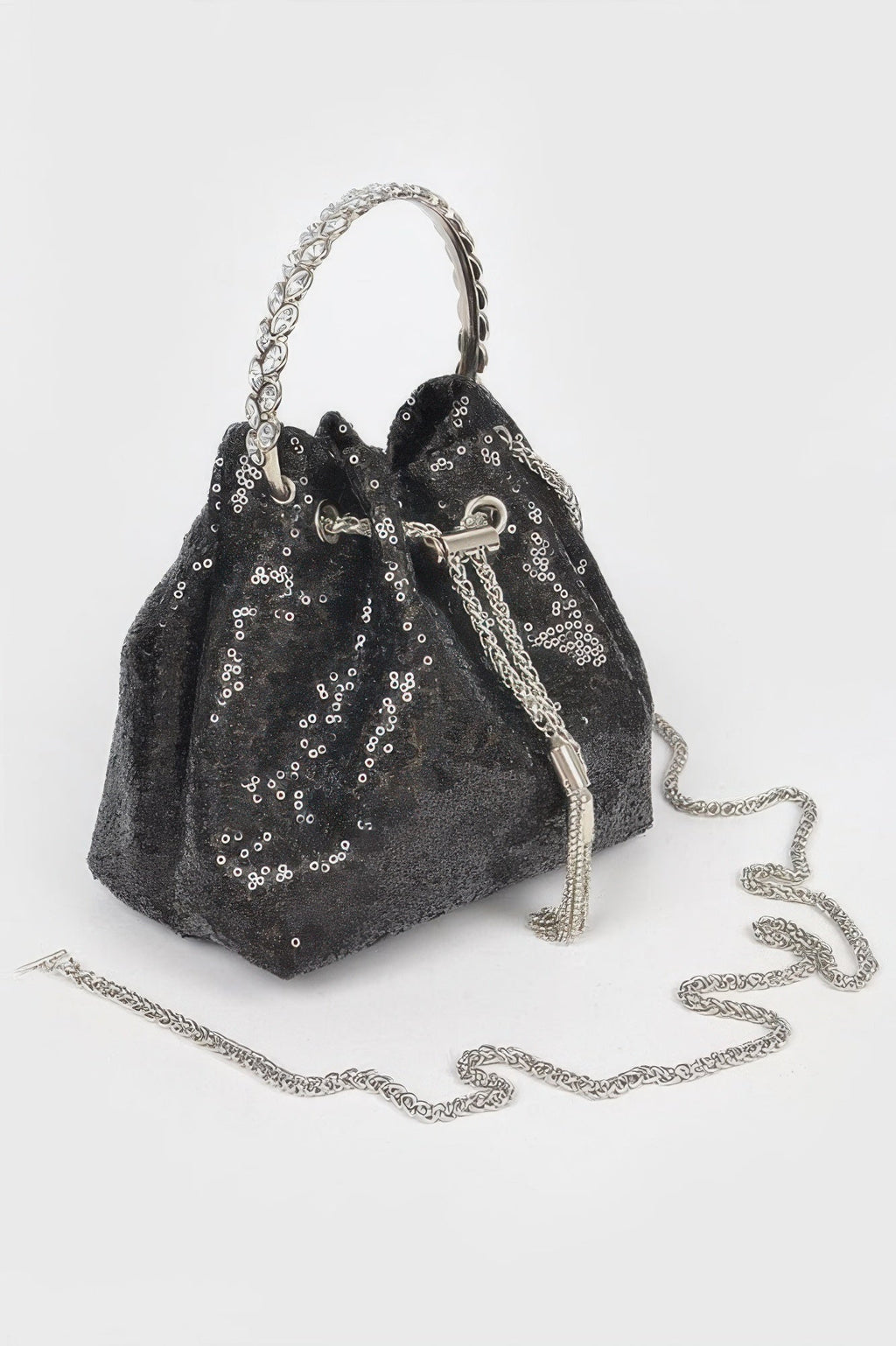 Women's Handbag Sequins Bucket Bag - NOHO - BYMANYC ® New York-1