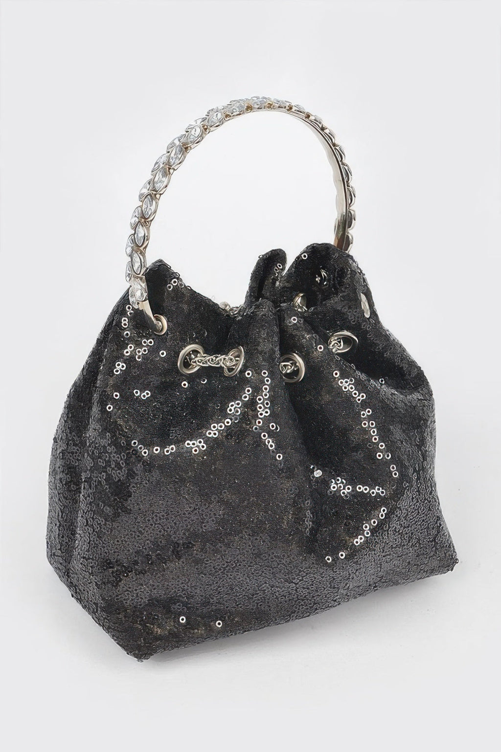 Women's Handbag Sequins Bucket Bag - NOHO - BYMANYC ® New York-3