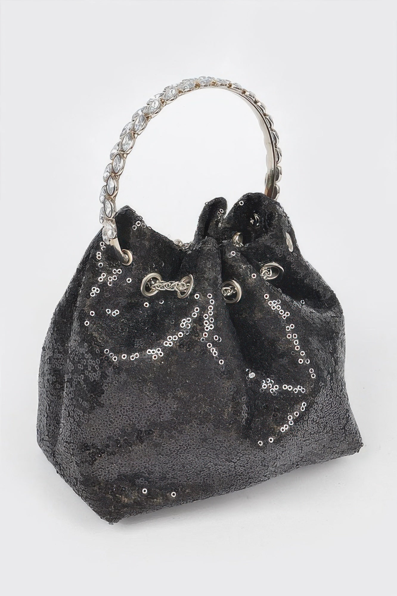 Women's Handbag Sequins Bucket Bag - NOHO - BYMANYC ® New York-3