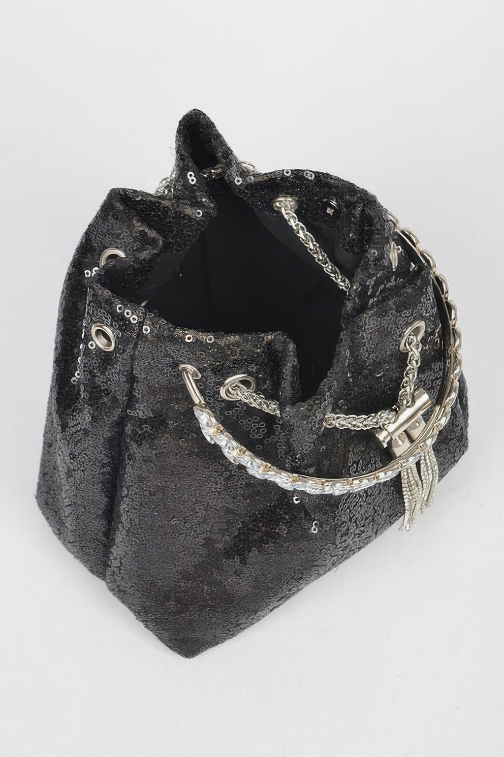 Women's Handbag Sequins Bucket Bag - NOHO - BYMANYC ® New York-4