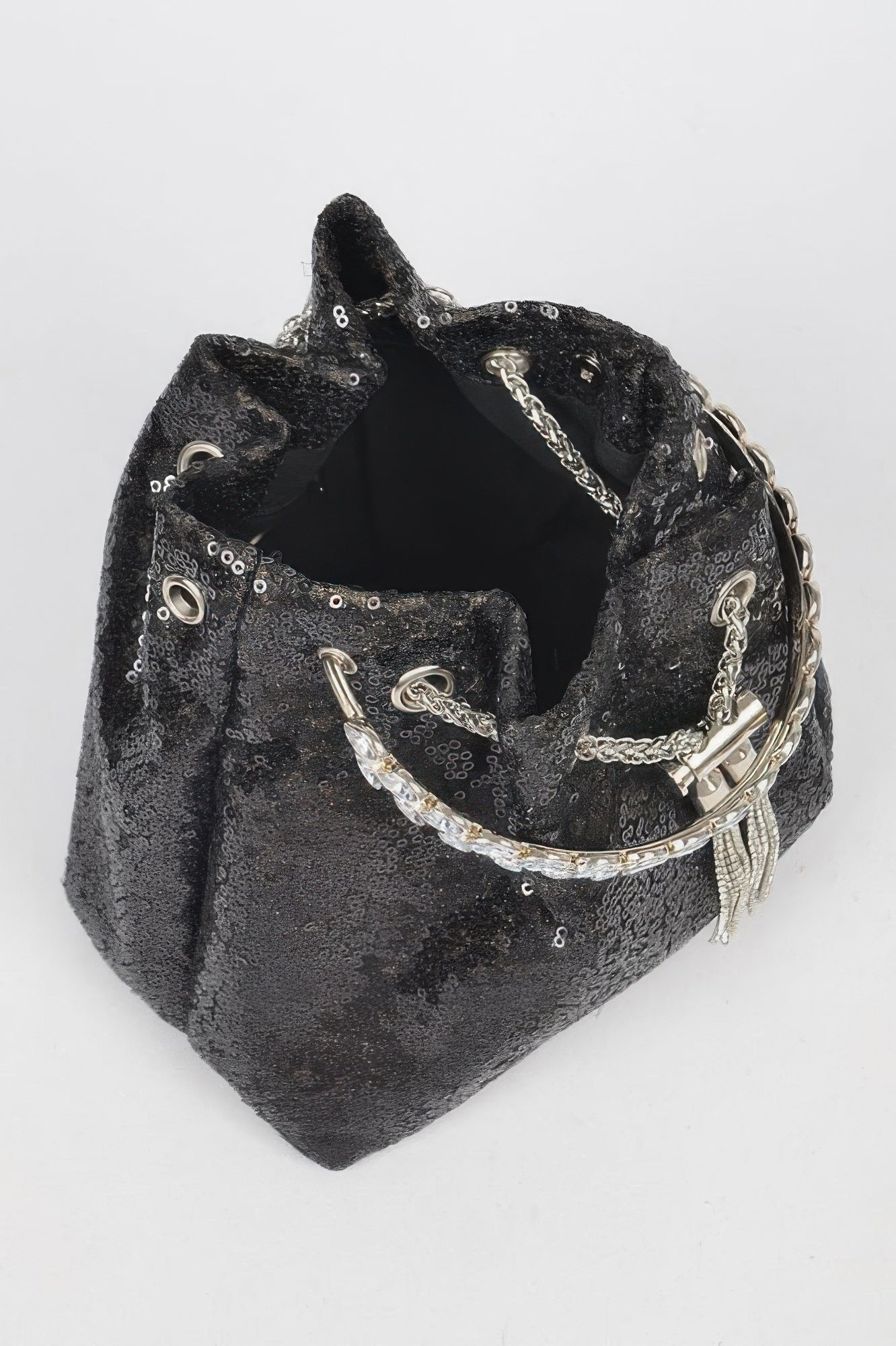 Women's Handbag Sequins Bucket Bag - NOHO - BYMANYC ® New York-4