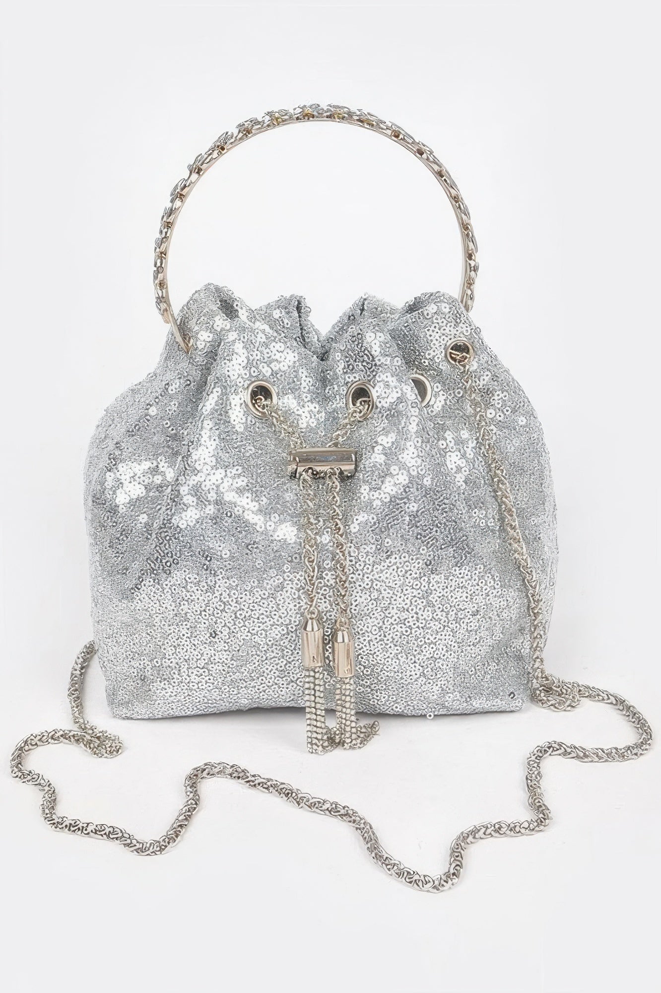 Women's Handbag Sequins Bucket Bag - NOHO - BYMANYC ® New York-5