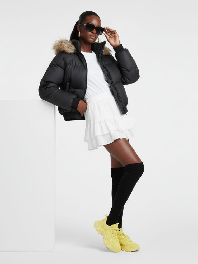 Women's Puffer Jacket BROOKLYN ECO COUTURE BYMANYC ® New York-1