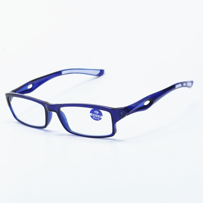 Lunettes de lecture HD anti-lumière bleue TR pour personnes âgées et d'âge moyen