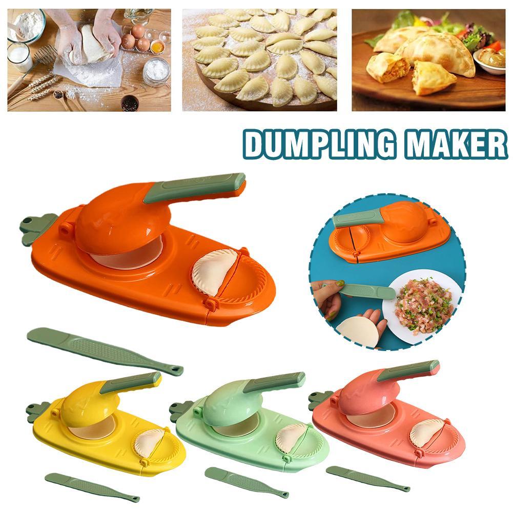 New 2 In 1 Kitchen Dumpling Making Tool Baking Pastry Manual Artifact