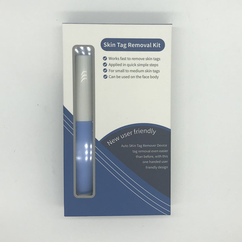 Kit de suppression de grains de beauté à usage domestique, dissolvant de verrues, outil de traitement des acrochordons par micro-bande, outil de soin de la peau facile à nettoyer