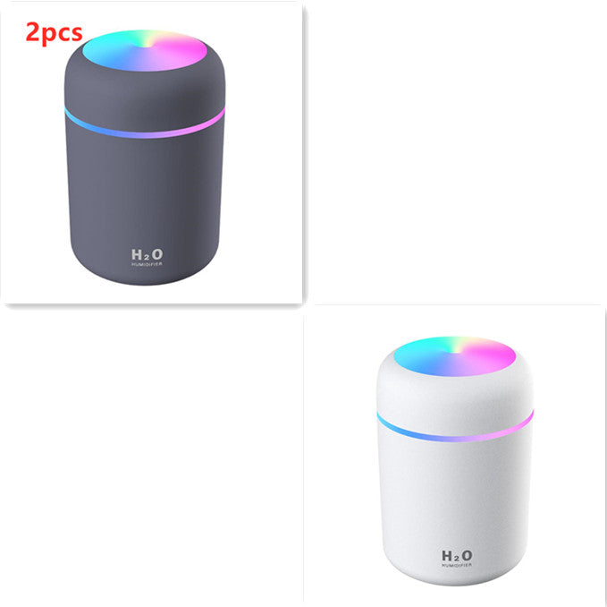 Atomizador de escritorio USB doméstico, mini, silencioso, para dormitorio, gran volumen de niebla