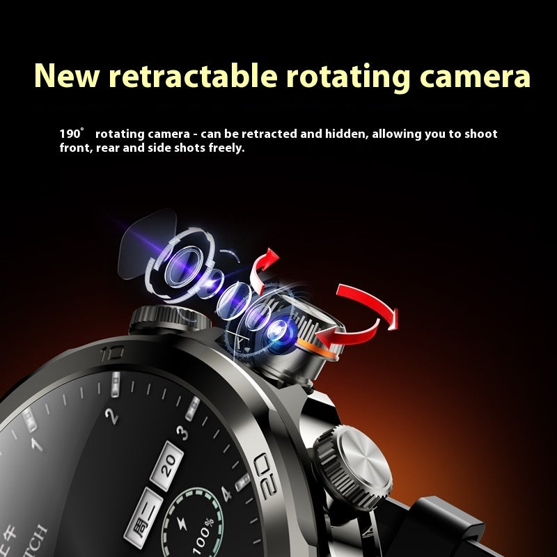 Montre intelligente 4 Android Carte Photo rotative Téléphone vidéo Netcom intégral