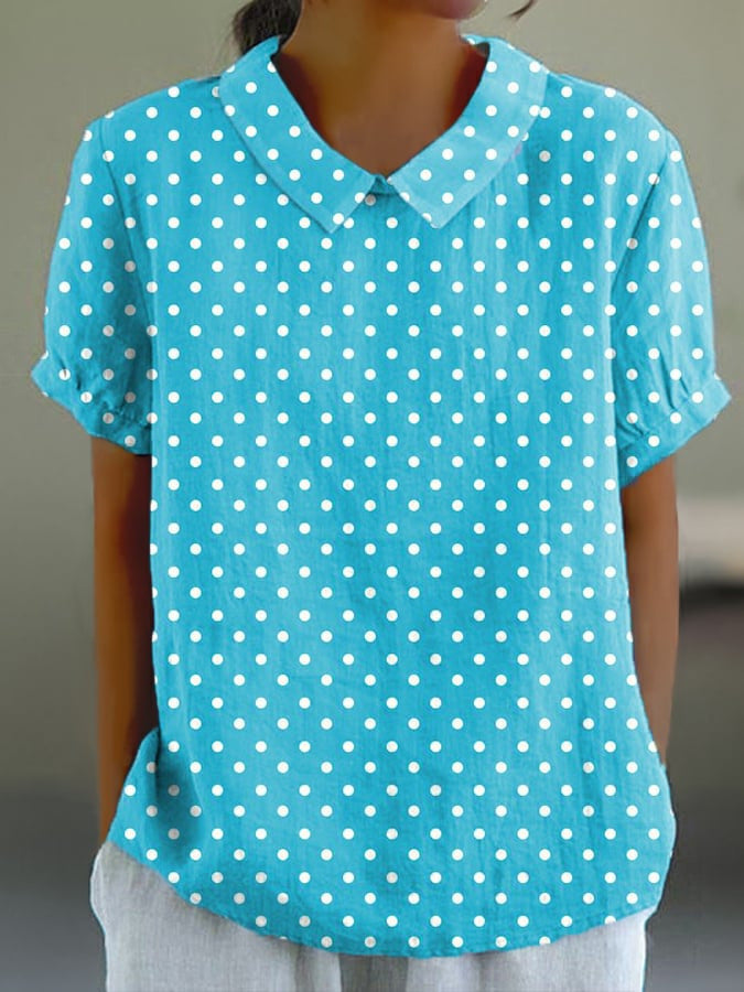 Camiseta de manga corta para mujer, con diseño retro creativo