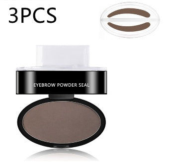 Kit de plantillas de maquillaje profesional para cejas en polvo, tinte, sello, impermeable, levantamiento de cejas, potenciadores de cejas, kit de plantillas